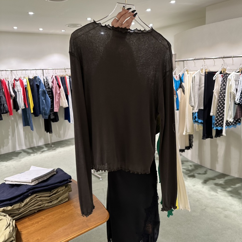 JERRY HALL-P韓國直郵女士新款26春夏時尚推薦休閑長袖T恤JERRY HALL長袖T恤圖色2