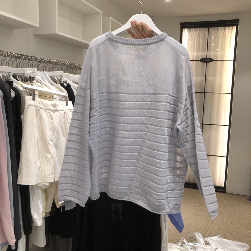 VENIR-a韓國東大門直郵女士新品休閑熱賣26春夏職業針織衫VENIR-a針織衫