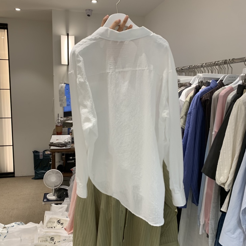 VENIR-a韓國直郵女士新款時尚休閑人氣熱賣推薦襯衫蕾絲衫VENIR-a襯衫/蕾絲衫