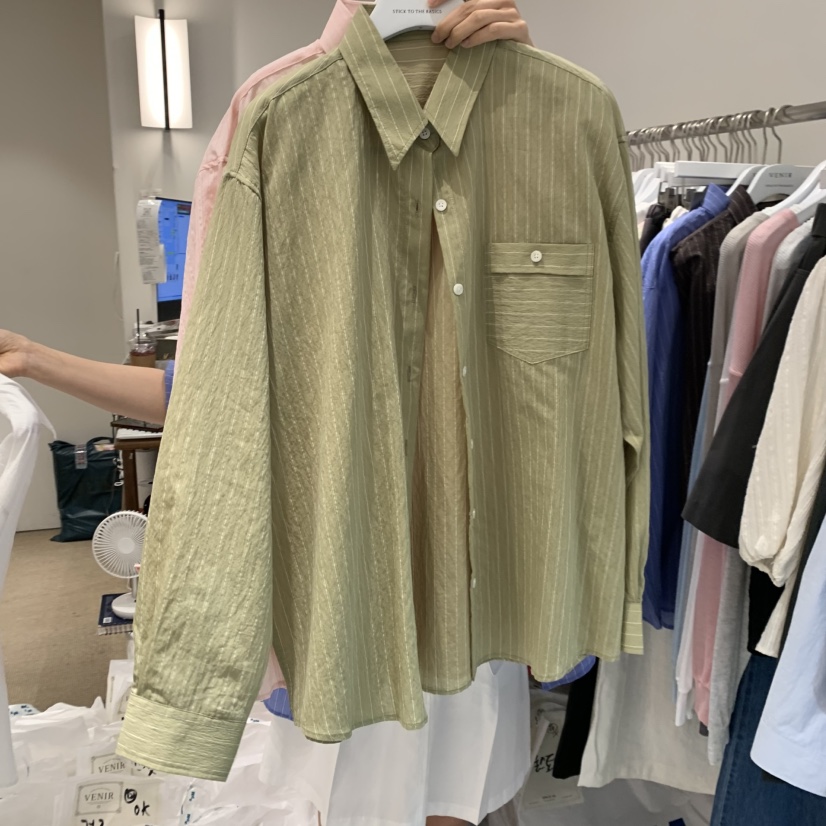 VENIR-a韓國直郵女士新款時尚休閑人氣熱賣推薦襯衫蕾絲衫VENIR-a襯衫/蕾絲衫圖色2