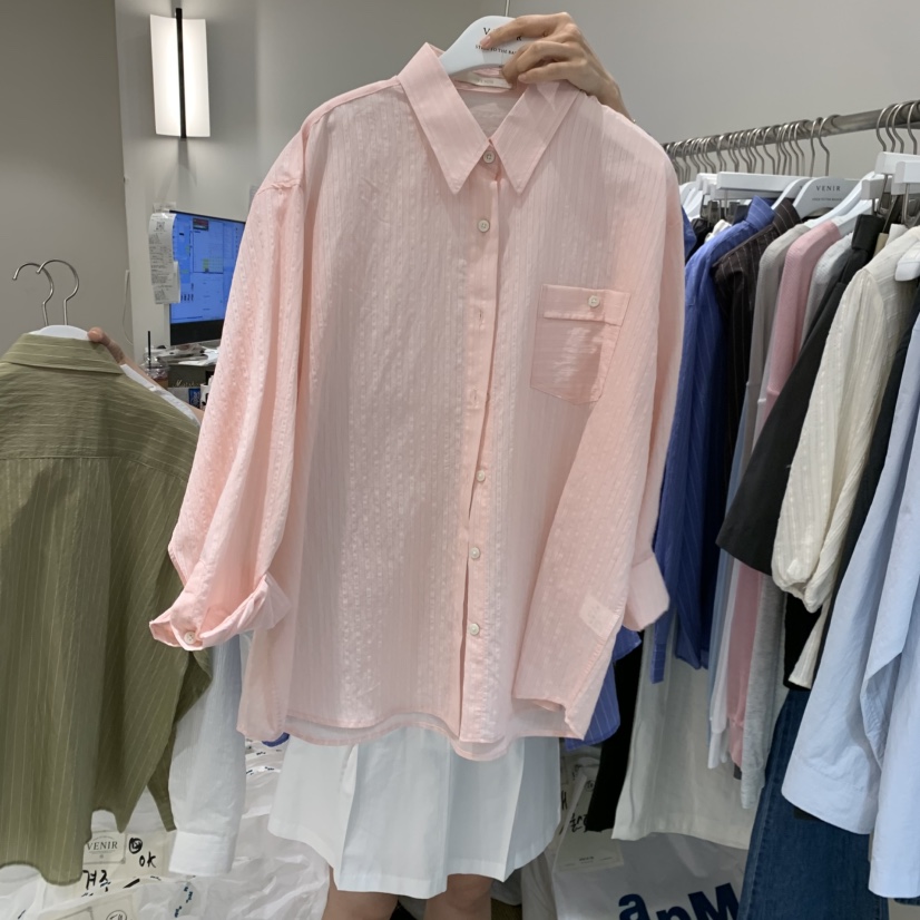 VENIR-a韓國直郵女士新款時尚休閑人氣熱賣推薦襯衫蕾絲衫VENIR-a襯衫/蕾絲衫圖色3