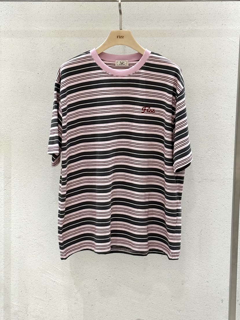 FIZZ韓國直郵實拍女裝新品休閑時尚推薦熱賣職業人氣26春夏T恤FIZZT恤圖色1