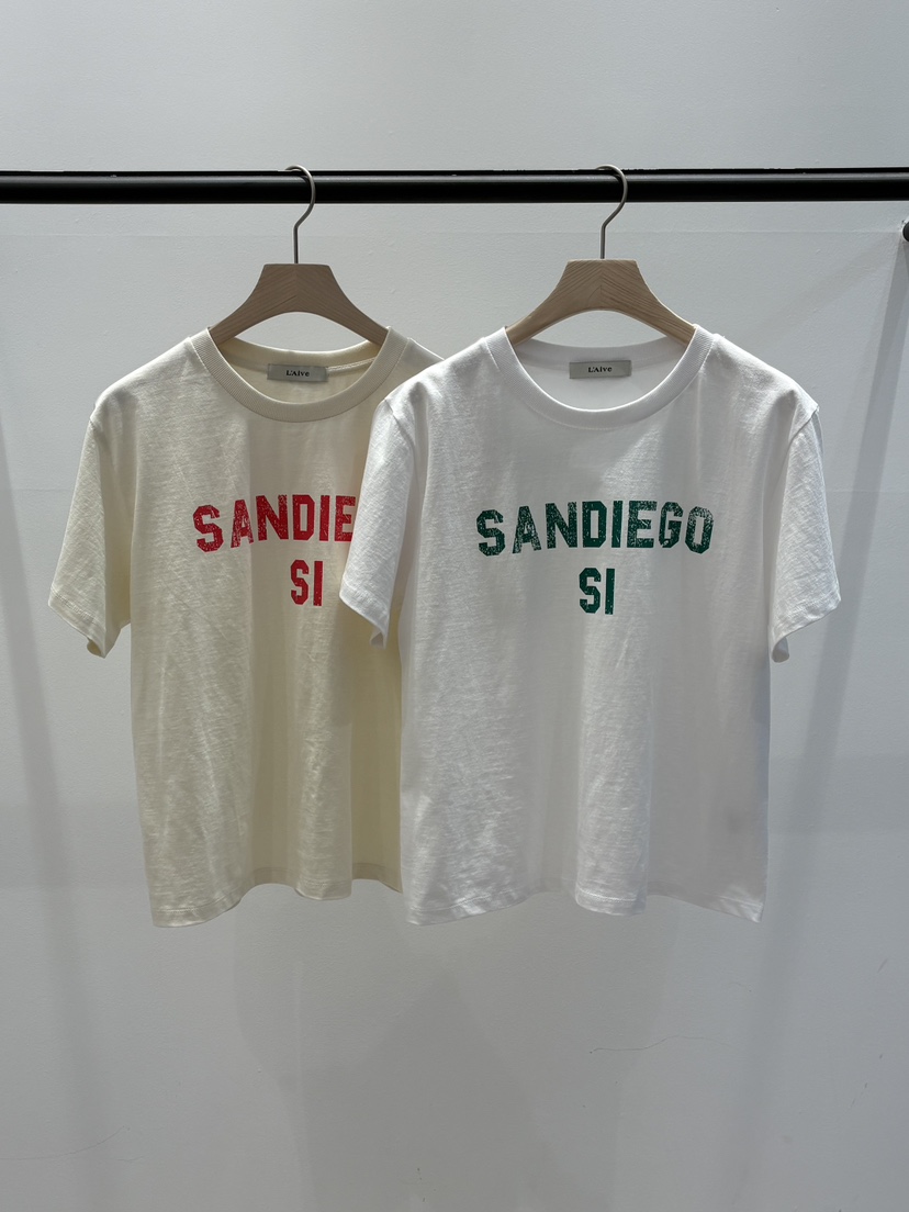 LAIVE韓國直郵女裝新品職業人氣熱賣時尚26春夏休閑推薦T恤LAIVET恤