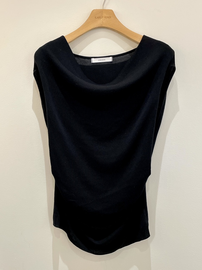 OBSESS韓國直郵女裝新款人氣休閑26春夏職業推薦吊帶背心OBSESS/EARLY BIRD吊帶/背心圖色2黑色