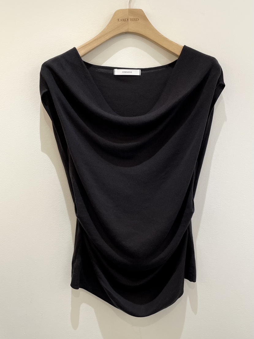 OBSESS韓國直郵女裝新款人氣休閑26春夏職業推薦吊帶背心OBSESS/EARLY BIRD吊帶/背心圖色3墨色