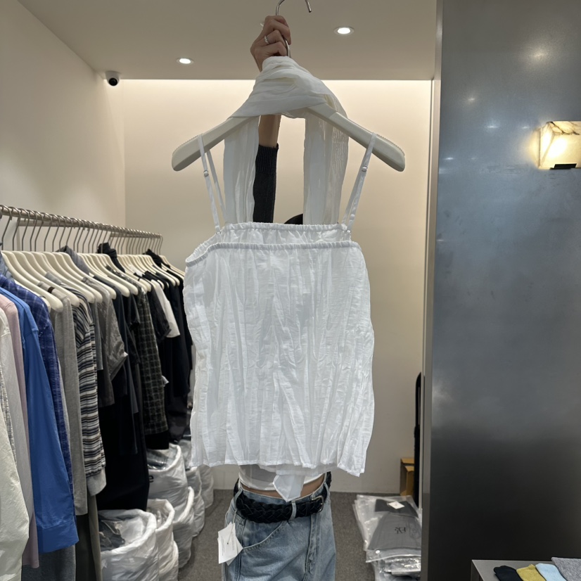 ALTER韓國代購女裝新款熱賣26春夏時尚人氣吊帶背心不含圍巾Alter吊帶/背心