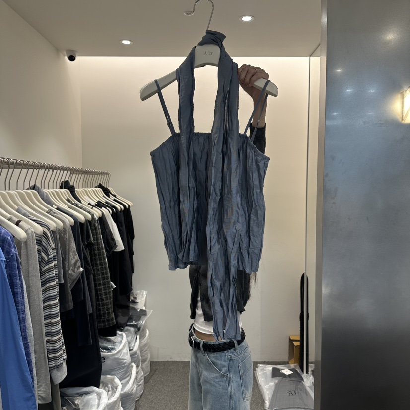 ALTER韓國代購女裝新款熱賣26春夏時尚人氣吊帶背心不含圍巾Alter吊帶/背心圖色3