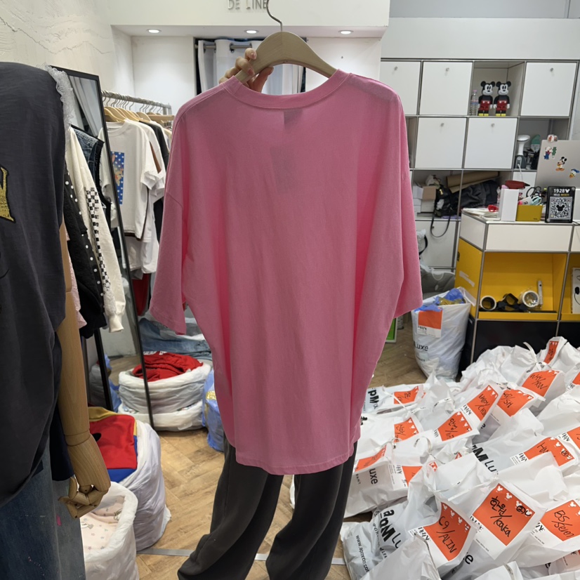 DE LINE韓國直郵實拍女士新款熱賣26春夏休閑人氣推薦T恤DE LINET恤