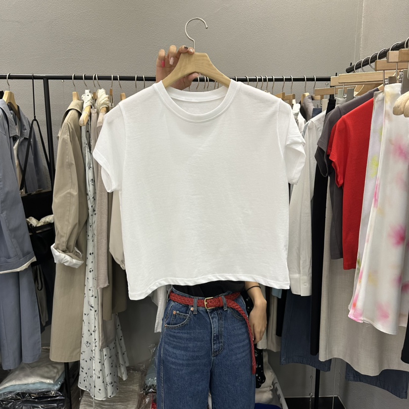 FLAMME TOIT/LUNAMDE韓國直郵女士新品職業休閑26春夏T恤FLAMME TOIT/LUNAMDET恤圖色1