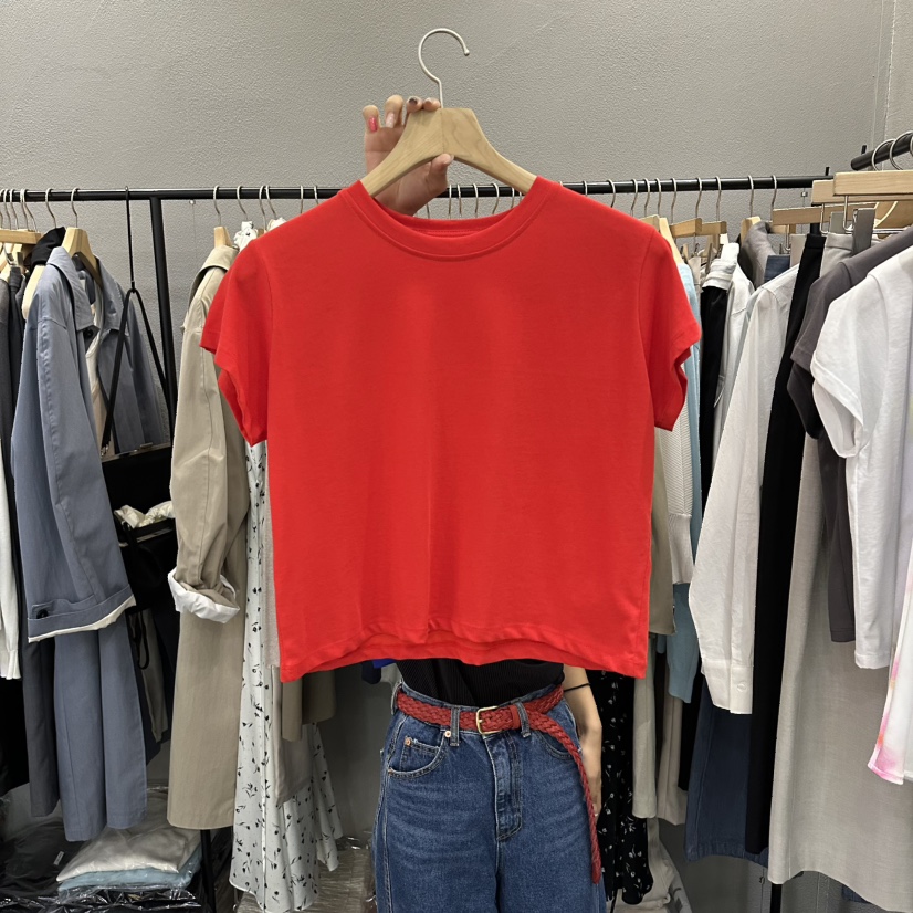 FLAMME TOIT/LUNAMDE韓國直郵女士新品職業休閑26春夏T恤FLAMME TOIT/LUNAMDET恤圖色2