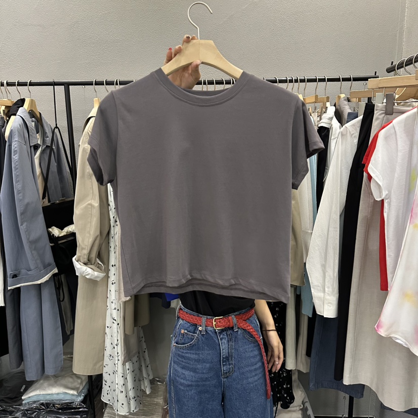 FLAMME TOIT/LUNAMDE韓國直郵女士新品職業休閑26春夏T恤FLAMME TOIT/LUNAMDET恤圖色3