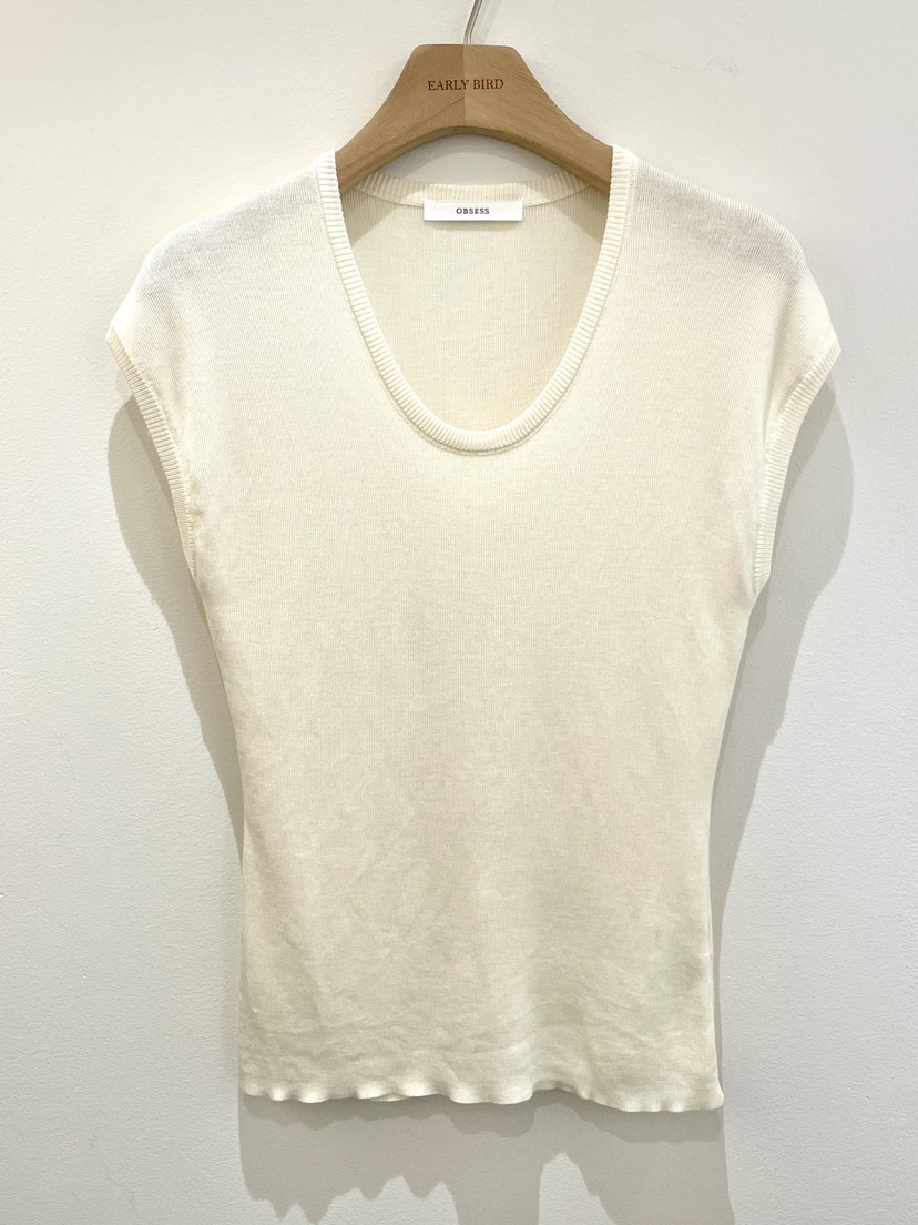 OBSESS韓國直郵實拍女士新款休閑26春夏熱賣職業人氣針織衫OBSESS/EARLY BIRD針織衫圖色1