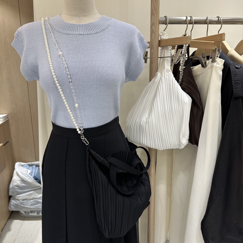 VINTAGE VIBE韓國直郵女士新款熱賣人氣職業單肩斜跨包褶皺VINTAGE VIBE單肩/斜跨包