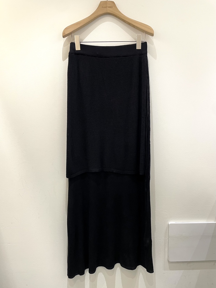 OBSESS韓國直郵實拍女士新品休閑人氣職業26春夏熱賣長裙OBSESS/EARLY BIRD長裙圖色3黑色