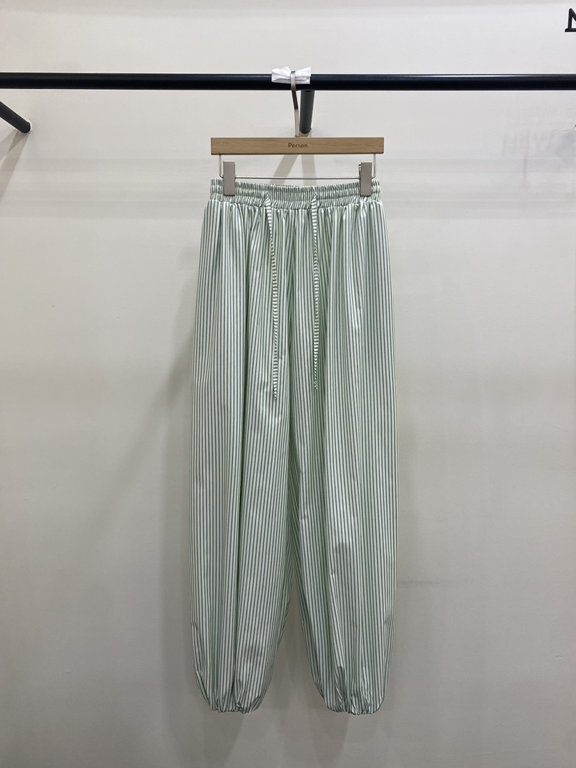 PERSON韓國代購女士新款熱賣26春夏職業人氣休閑褲褶裥燈籠PERSON休閑褲圖色2