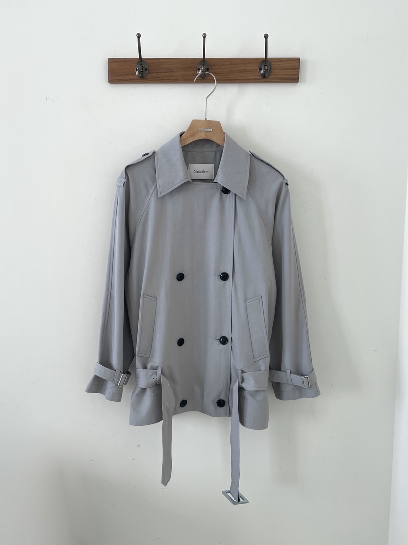 3 ANOTHER韓國代購女裝新款推薦時尚人氣夾克含腰帶短款3 ANOTHER夾克圖色2