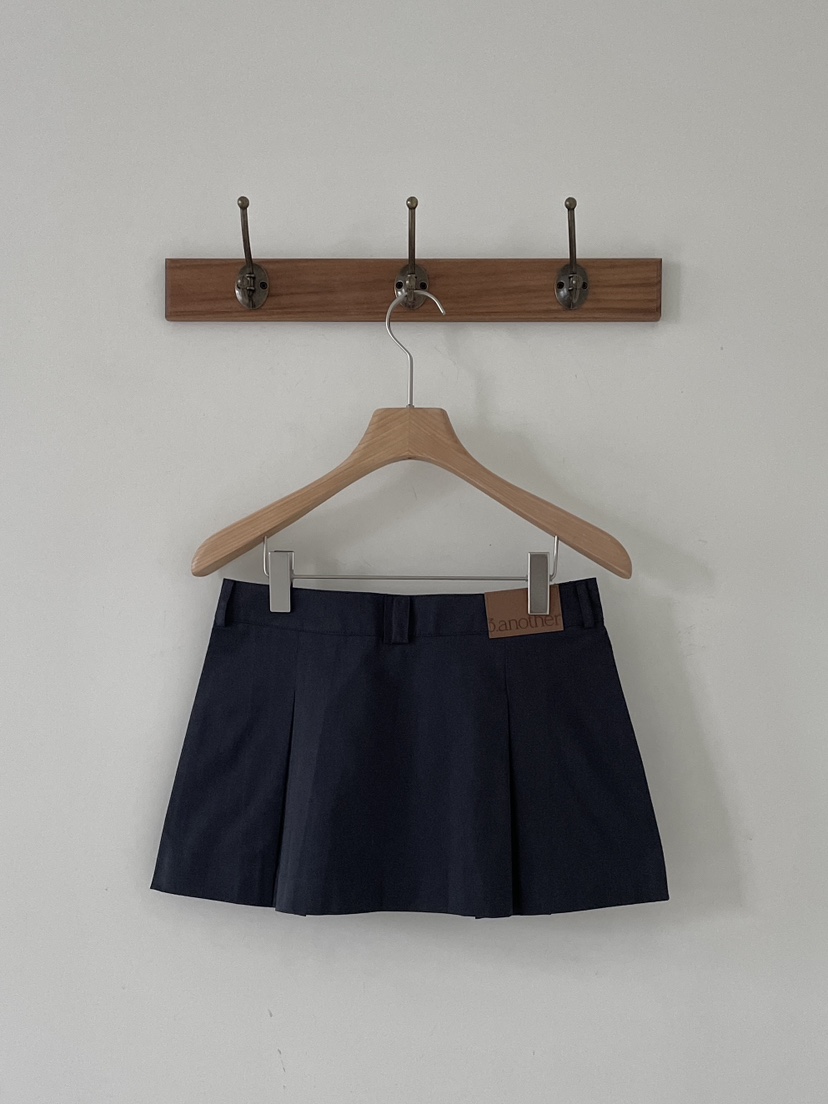 3 ANOTHER韓國東大門代購女士新品時尚休閑26春夏短裙褶皺3 ANOTHER短裙