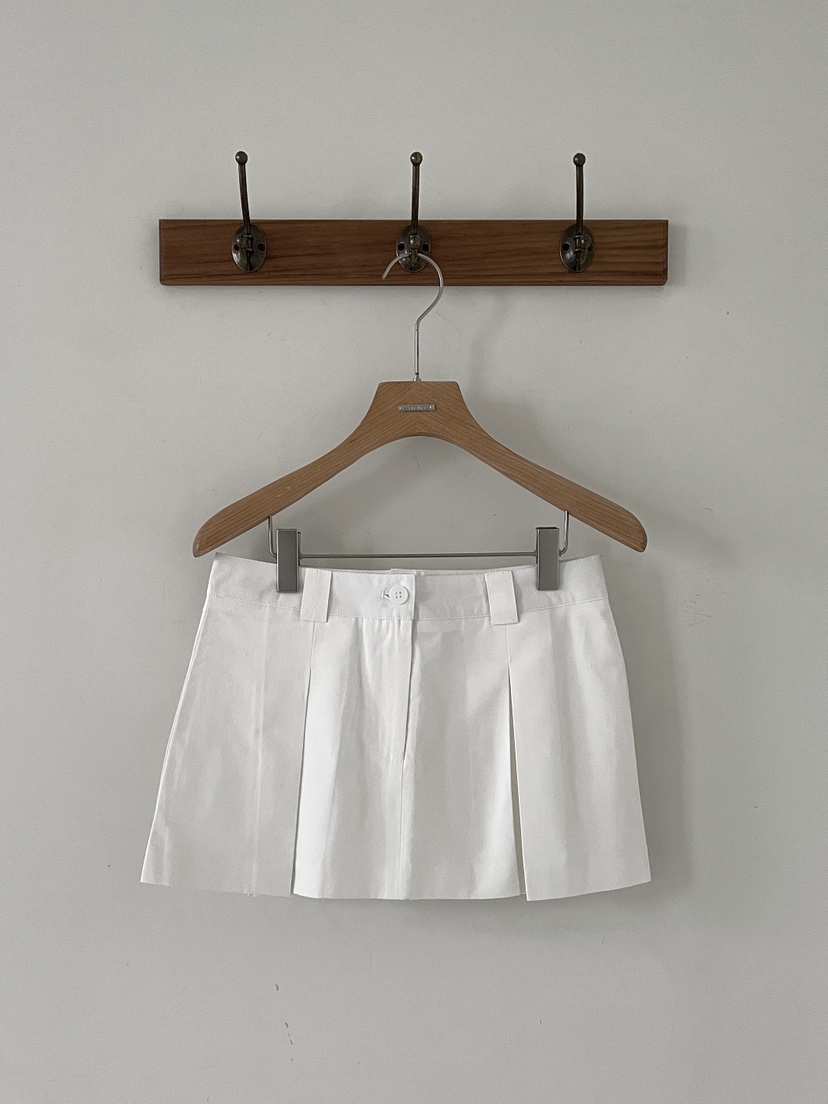 3 ANOTHER韓國東大門代購女士新品時尚休閑26春夏短裙褶皺3 ANOTHER短裙圖色1