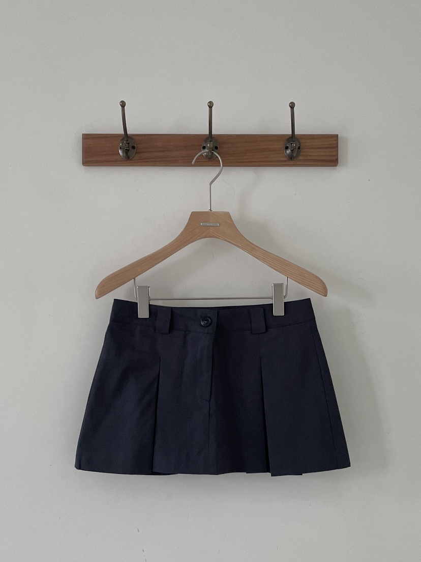 3 ANOTHER韓國東大門代購女士新品時尚休閑26春夏短裙褶皺3 ANOTHER短裙圖色2