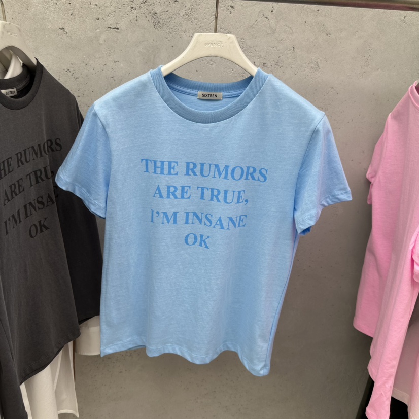 SIXTEEN韓國直郵實拍女裝新品人氣職業休閑推薦26春夏T恤SIXTEENT恤圖色4