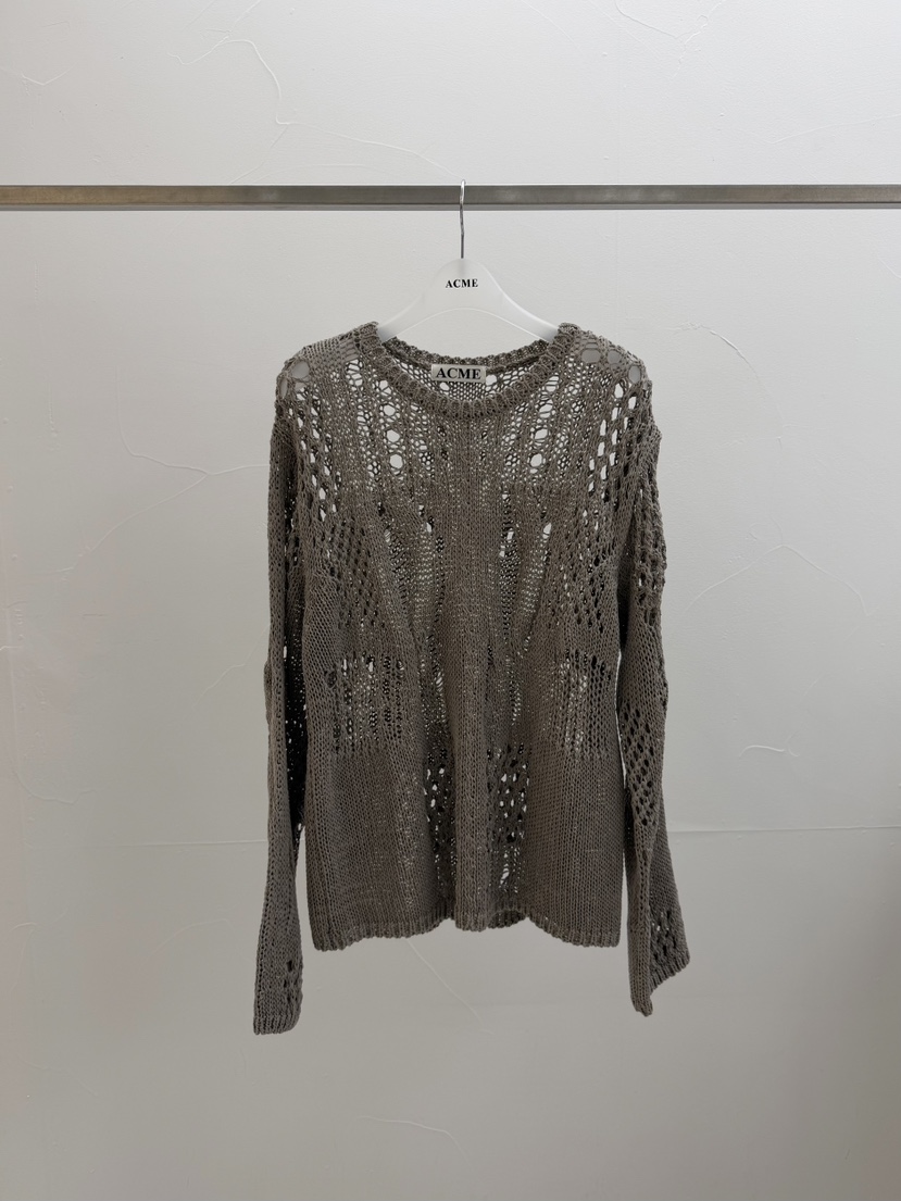 ACME韓國東大門代購女士新款職業26春夏熱賣針織衫鉤針編織ACME針織衫圖色2