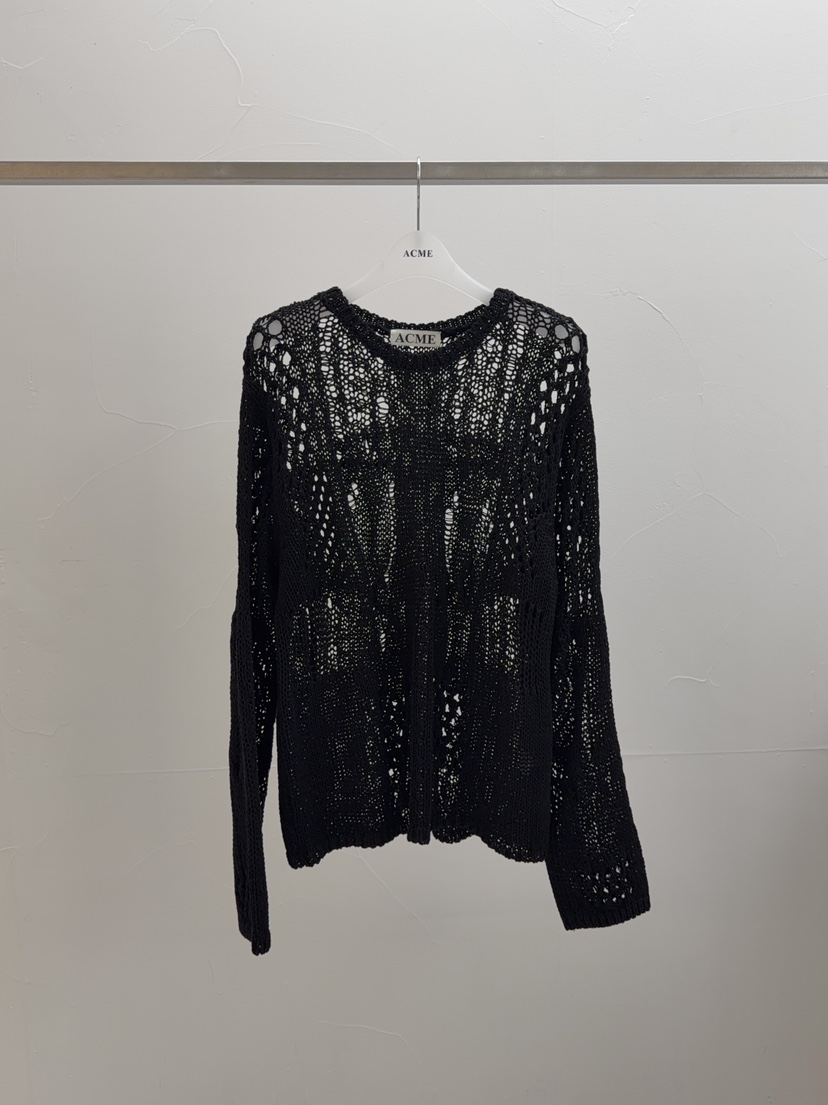 ACME韓國東大門代購女士新款職業26春夏熱賣針織衫鉤針編織ACME針織衫圖色3