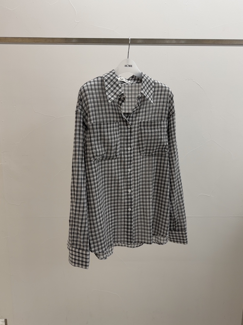 ACME韓國東大門代購女士新款26春夏人氣職業推薦襯衫蕾絲衫ACME襯衫/蕾絲衫圖色1