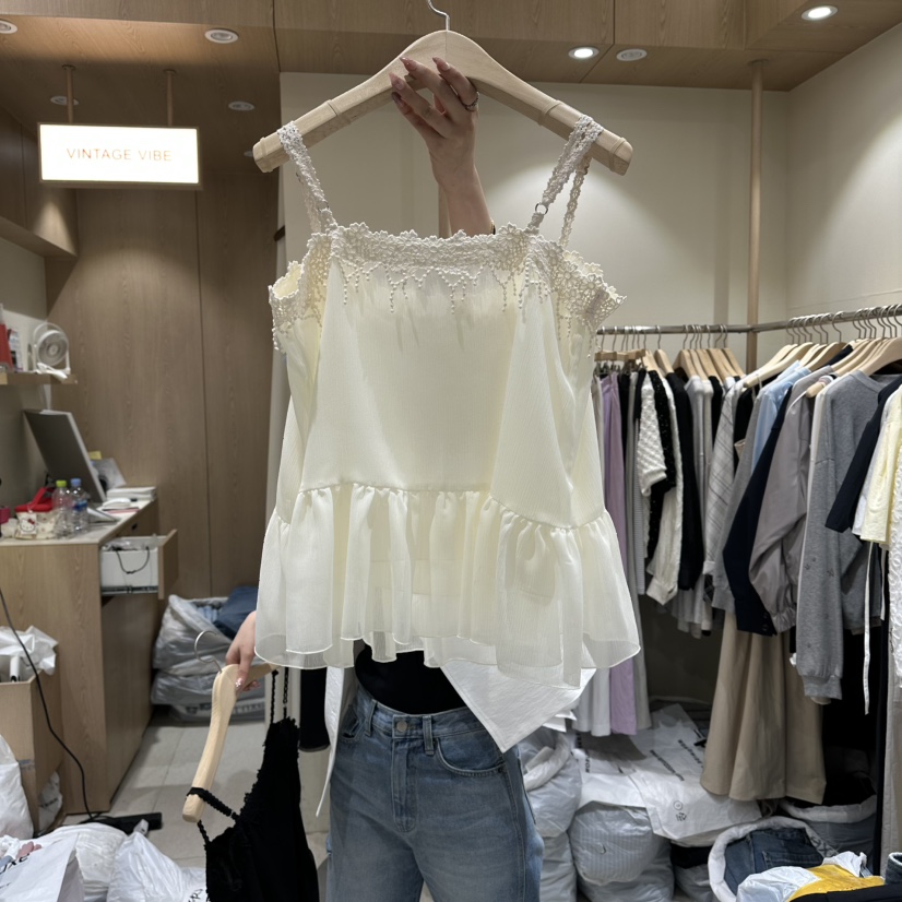 VINTAGE VIBE韓國直郵實拍女裝新款職業人氣熱賣吊帶背心VINTAGE VIBE吊帶/背心