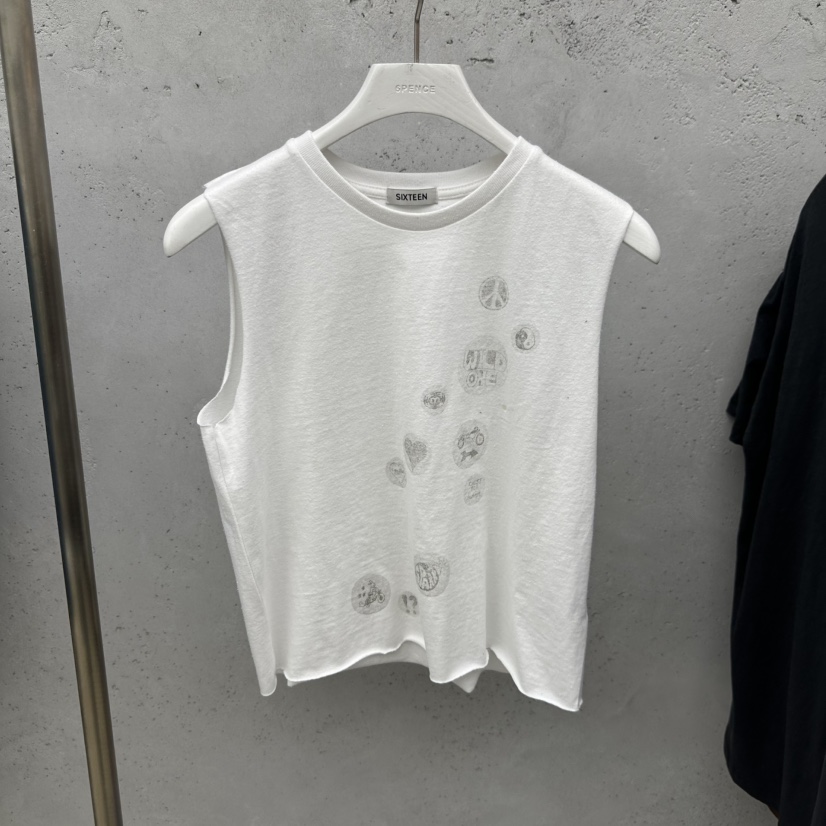 SIXTEEN韓國直郵實拍女士新品休閑熱賣人氣26春夏吊帶背心SIXTEEN吊帶/背心圖色1