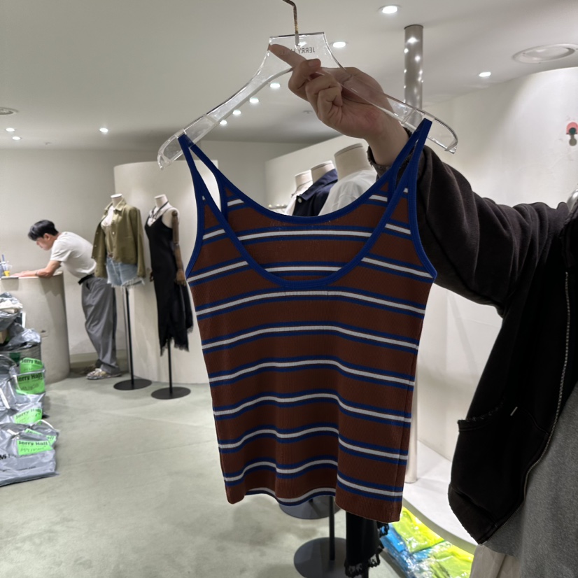 JERRY HALL-P韓國直郵實拍女士新款推薦休閑職業吊帶背心JERRY HALL吊帶/背心