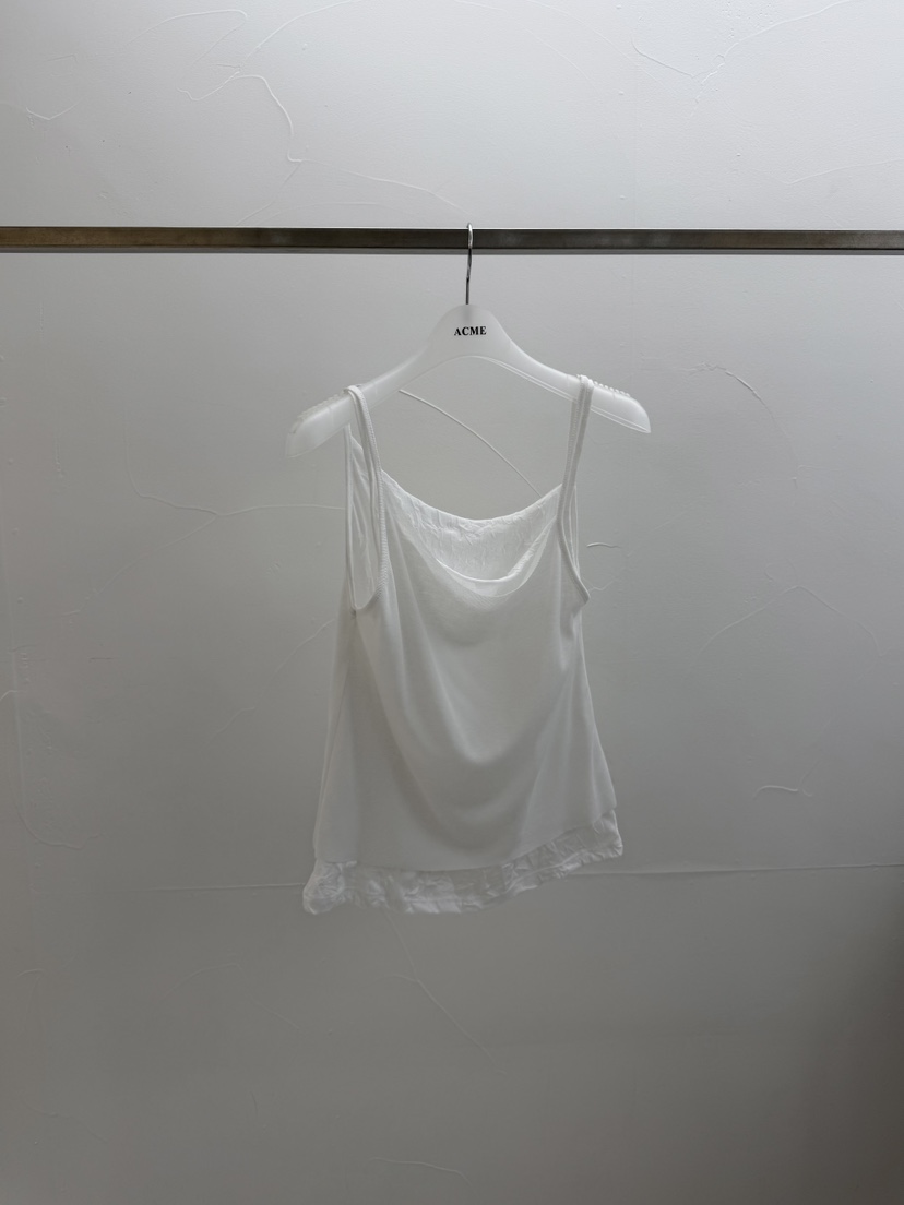 ACME韓國直郵實拍女裝新款職業熱賣26春夏人氣吊帶背心褶皺ACME吊帶/背心圖色4