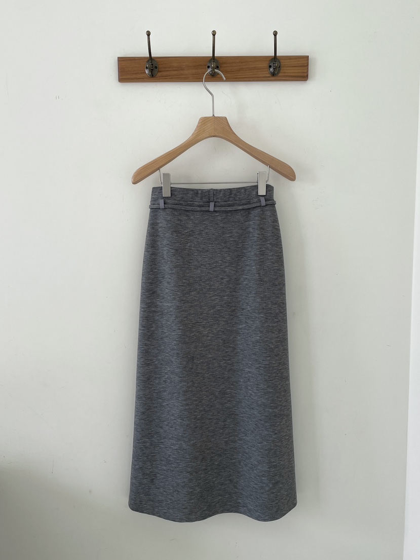 3 ANOTHER韓國直郵實拍女士新品職業休閑26春夏長裙含腰繩3 ANOTHER長裙