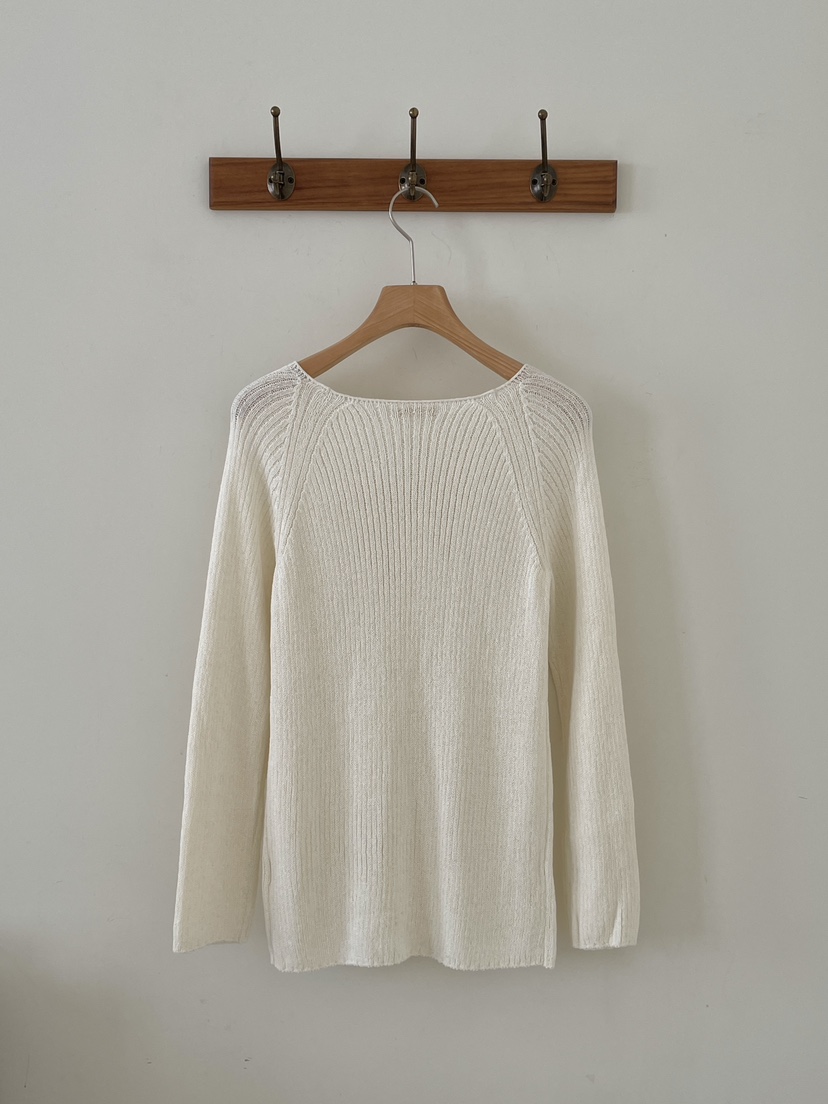 3 ANOTHER韓國代購女士新品時尚26春夏休閑針織衫亞麻羅紋3 ANOTHER針織衫