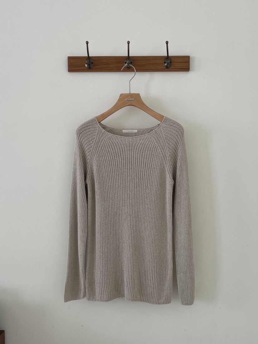 3 ANOTHER韓國代購女士新品時尚26春夏休閑針織衫亞麻羅紋3 ANOTHER針織衫圖色2