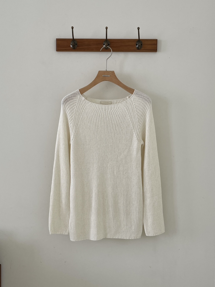 3 ANOTHER韓國代購女士新品時尚26春夏休閑針織衫亞麻羅紋3 ANOTHER針織衫圖色3