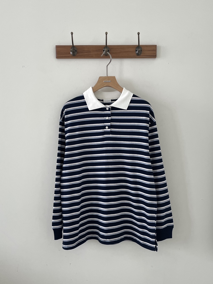 3 ANOTHER韓國東大門直郵女士新品26春夏時尚職業長袖T恤3 ANOTHER長袖T恤圖色1