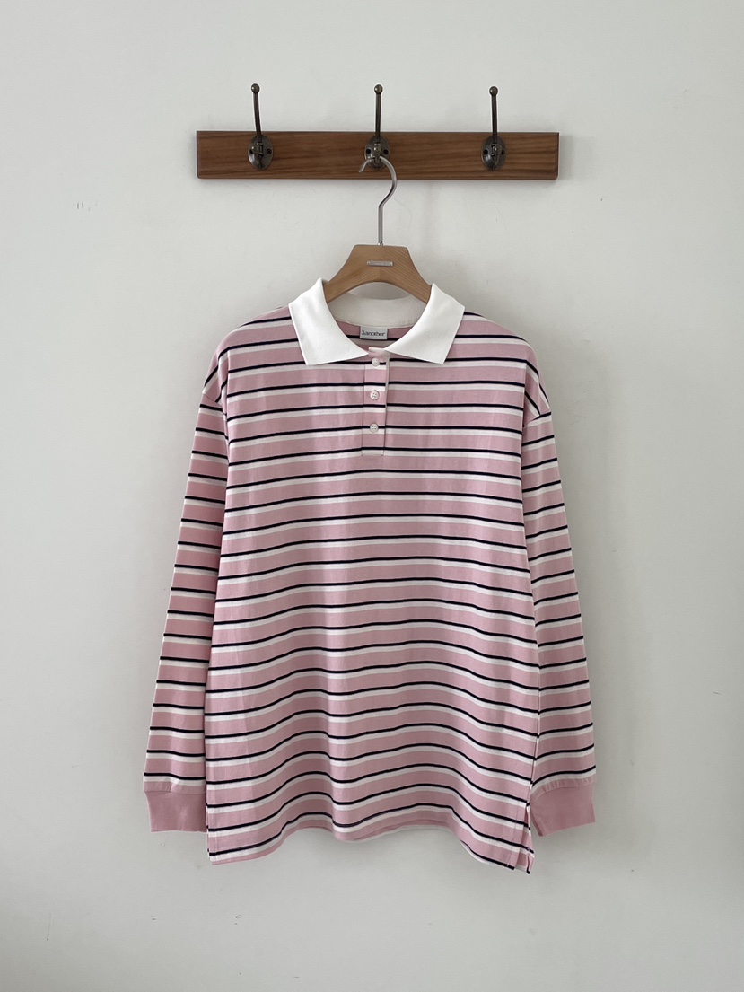 3 ANOTHER韓國東大門直郵女士新品26春夏時尚職業長袖T恤3 ANOTHER長袖T恤圖色2