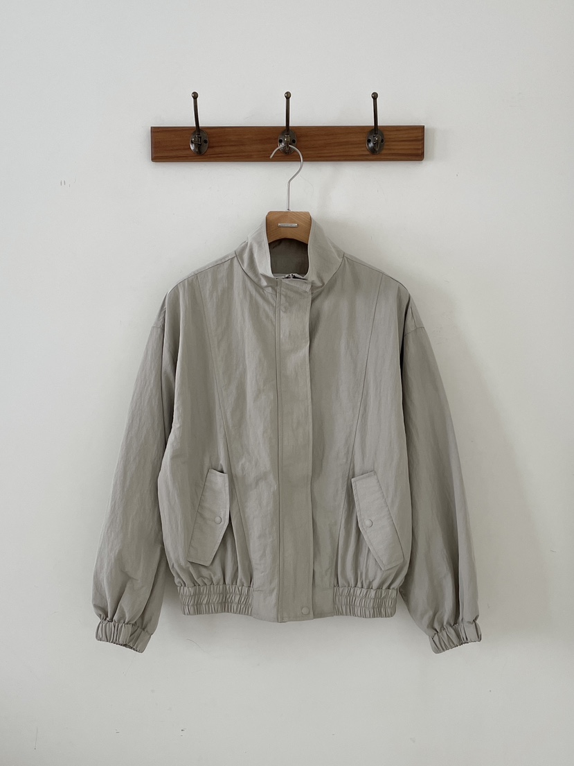 3 ANOTHER韓國東大門代購女裝新款熱賣推薦夾克尼龍高領3 ANOTHER夾克圖色1