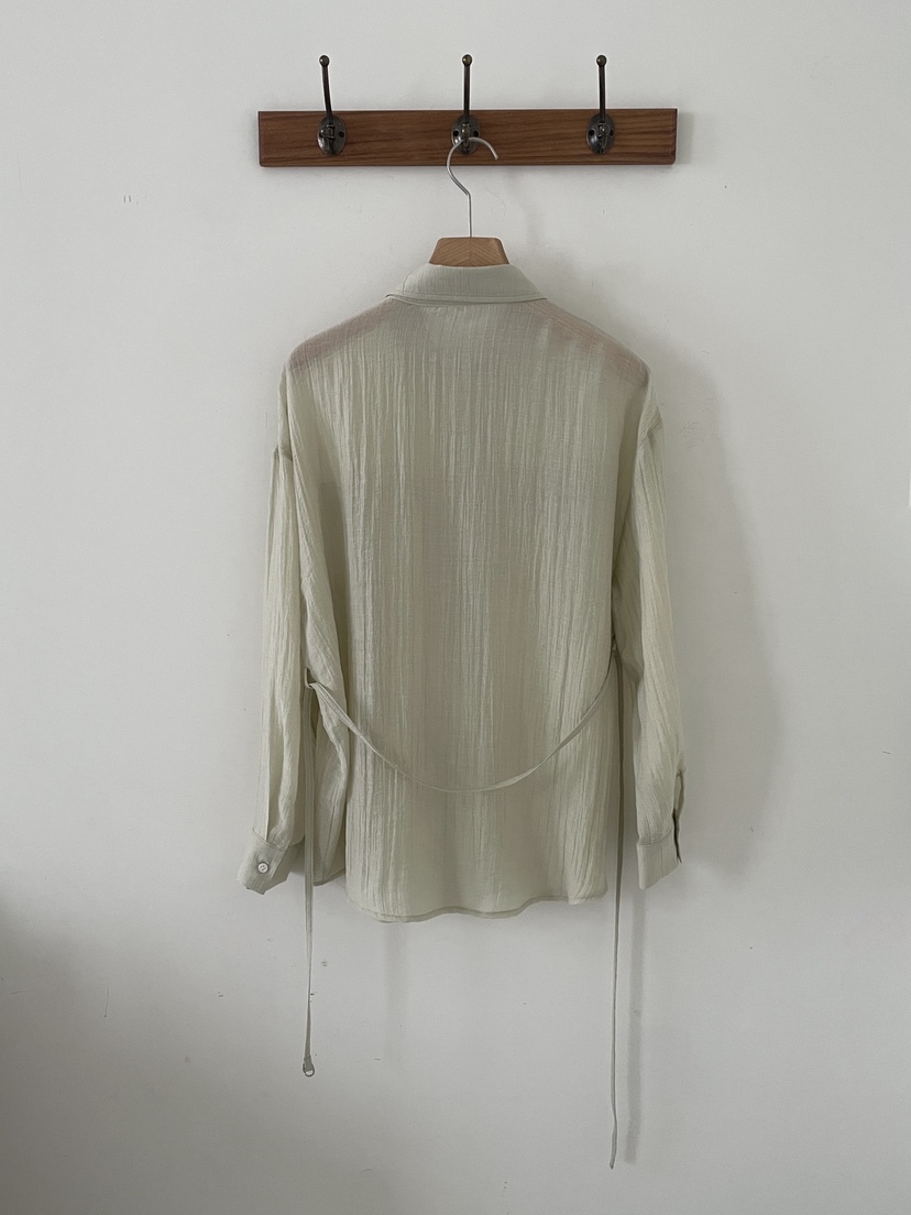 3 ANOTHER韓國直郵實拍女裝新款熱賣襯衫蕾絲衫含腰繩透明腰帶3 ANOTHER襯衫/蕾絲衫