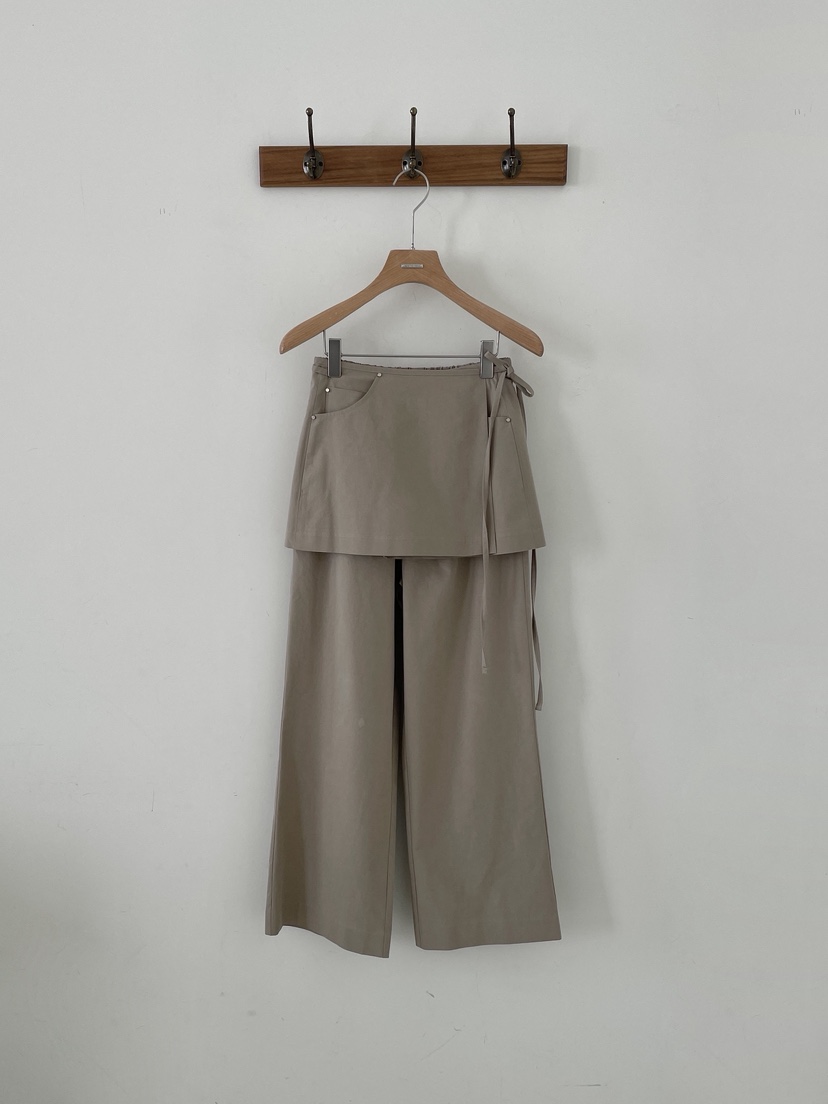 3 ANOTHER韓國直郵女士新款推薦人氣熱賣休閑職業26春夏裙褲3 ANOTHER裙褲圖色1