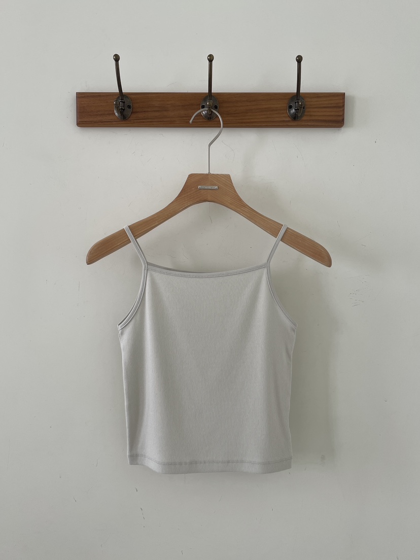 3 ANOTHER韓國東大門直郵女士新款26春夏吊帶背心奶油色3 ANOTHER吊帶/背心圖色1