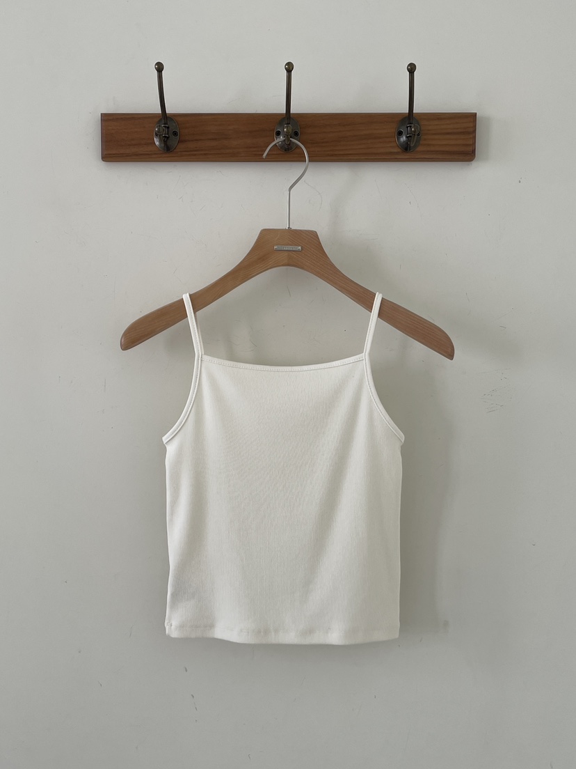 3 ANOTHER韓國東大門直郵女士新款26春夏吊帶背心奶油色3 ANOTHER吊帶/背心圖色2