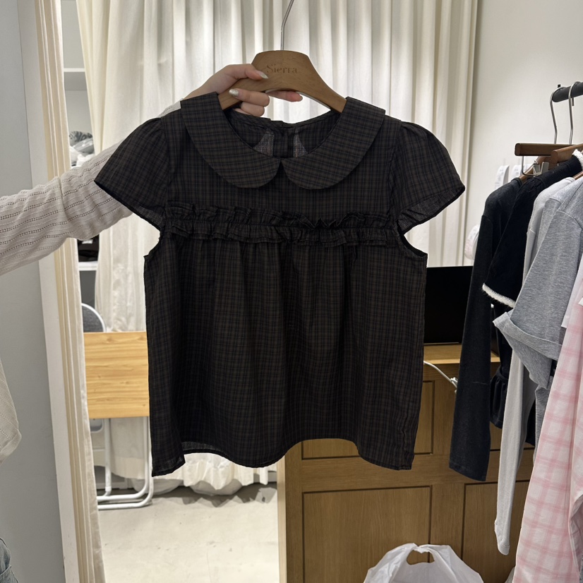 SIERRA韓國東大門直郵女士新款時尚推薦熱賣職業襯衫蕾絲衫SIERRA襯衫/蕾絲衫圖色2