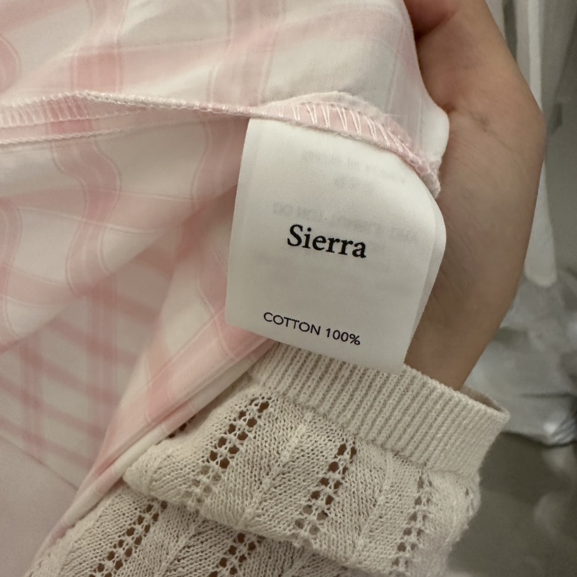 SIERRA韓國代購女裝新品推薦26春夏休閑職業熱賣襯衫蕾絲衫SIERRA襯衫/蕾絲衫