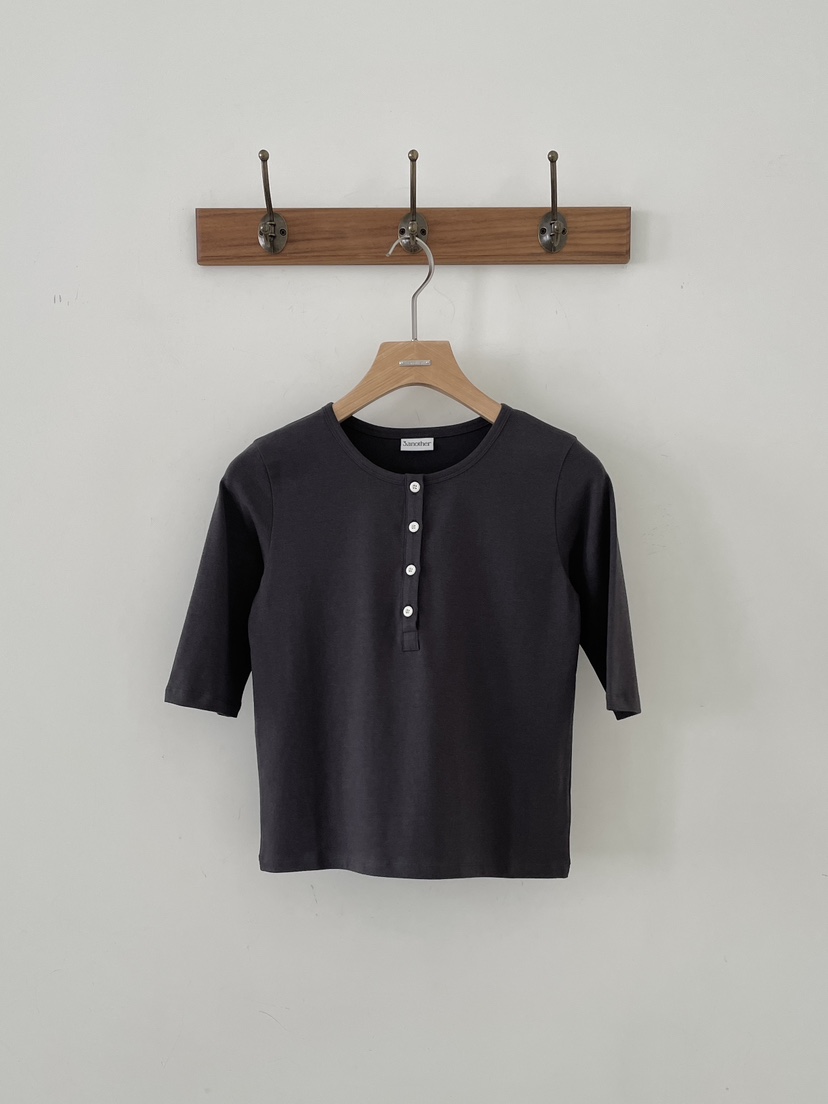 3 ANOTHER韓國東大門代購女士新款休閑26春夏推薦職業T恤3 ANOTHERT恤圖色2