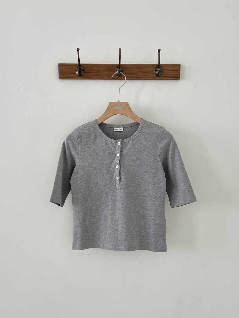 3 ANOTHER韓國東大門代購女士新款休閑26春夏推薦職業T恤3 ANOTHERT恤圖色3