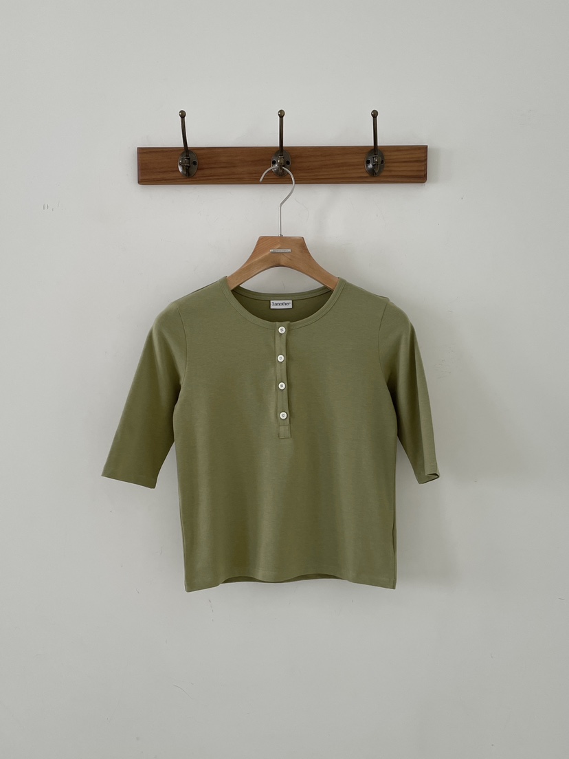 3 ANOTHER韓國東大門代購女士新款休閑26春夏推薦職業T恤3 ANOTHERT恤圖色4