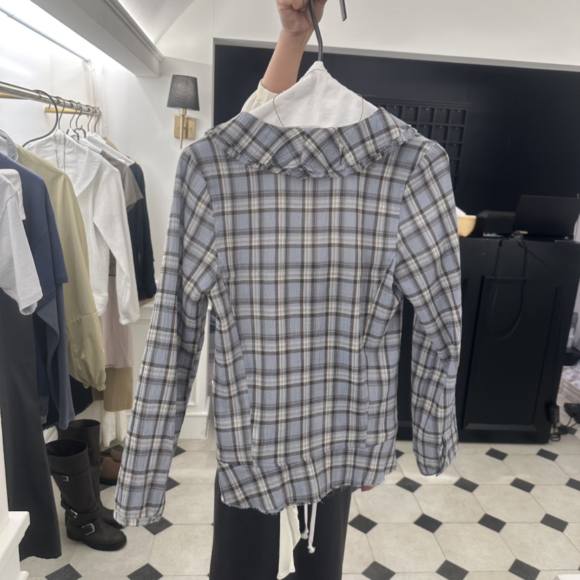 ETER韓國直郵女士新款推薦職業熱賣休閑時尚人氣襯衫蕾絲衫eter/VERSO襯衫/蕾絲衫