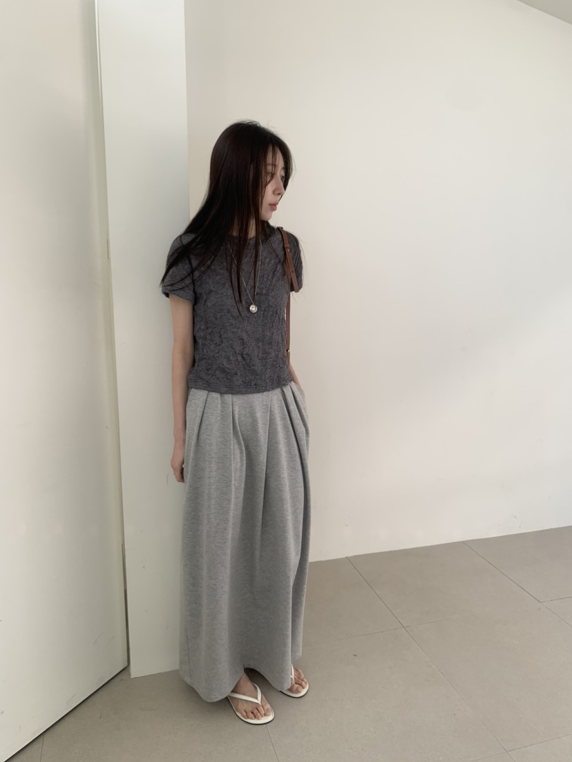 LE AVE韓國東大門直郵女裝新品休閑26春夏推薦人氣時尚長裙LE AVE長裙