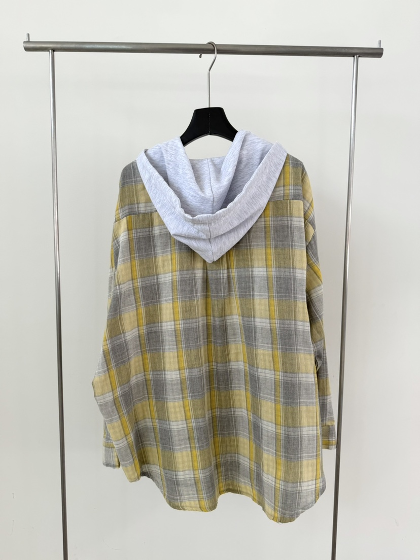 LE AVE韓國直郵實拍女裝新款職業休閑人氣襯衫蕾絲衫兜帽LE AVE襯衫/蕾絲衫